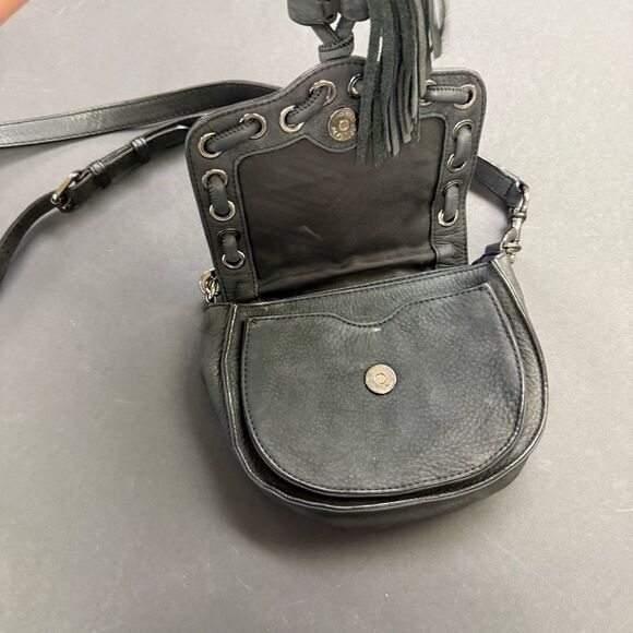 Rebecca Minkoff Black Leather Crossbody Bag - Picture 4 of 15